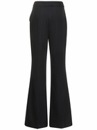 GALVAN - Pinstripe Wool Blend Flared Pants