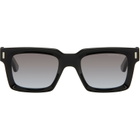 Cutler and Gross Black 1386 Square Sunglasses