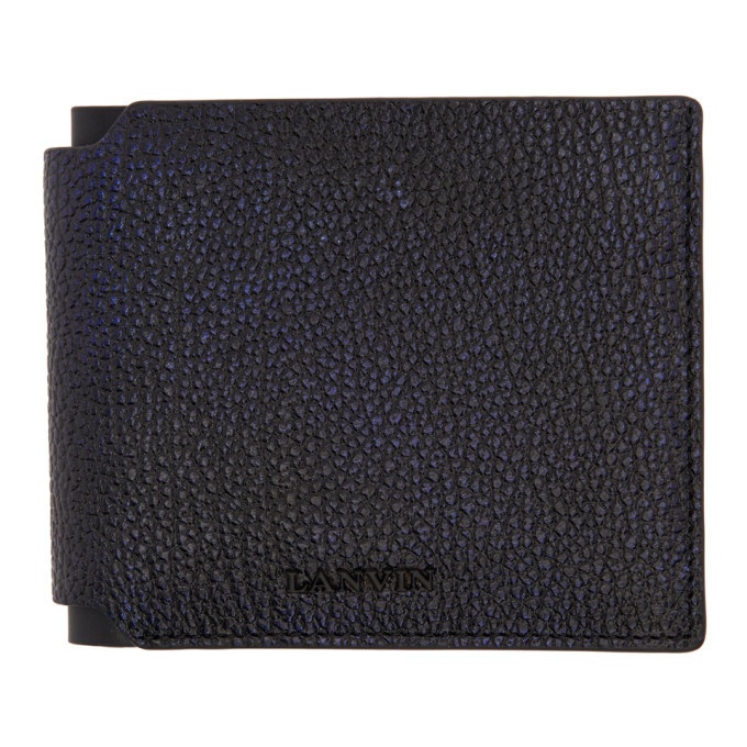 Photo: Lanvin Navy and Black Wallet