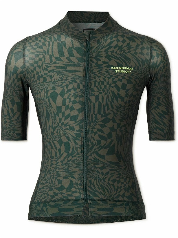 Photo: Pas Normal Studios - Essential Printed Cycling Jersey - Green