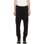 11 by Boris Bidjan Saberi Black Side Stripe Lounge Pants