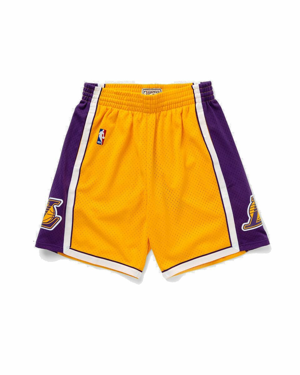 Photo: Mitchell & Ness Nba Swingman Shorts Los Angeles Lakers 2009 10 Yellow - Mens - Sport & Team Shorts