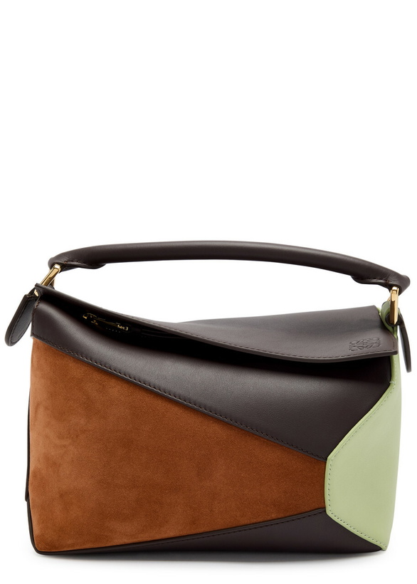 Photo: Loewe Puzzle Edge Small Leather top Handle bag - Multicoloured - One Size