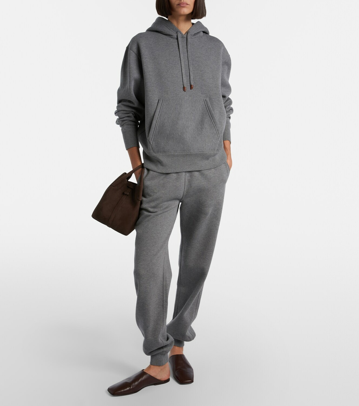 Loro Piana Banyan cotton and cashmere sweatpants