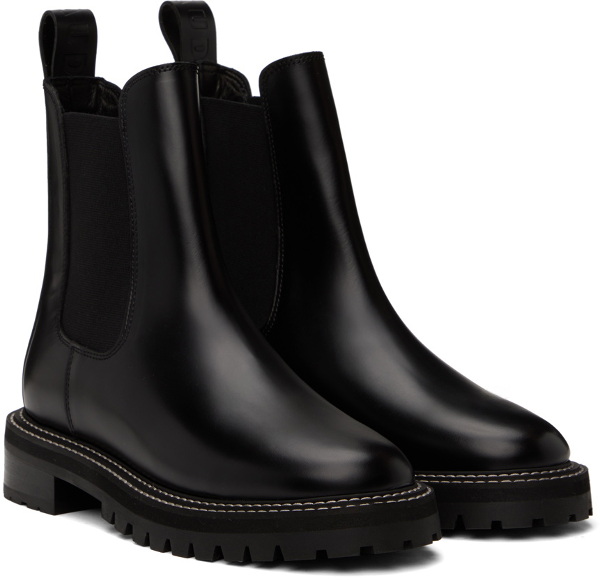 Staud Black Dutch Chelsea Boots Staud