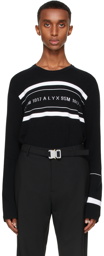 1017 ALYX 9SM Black Band Logo Sweater