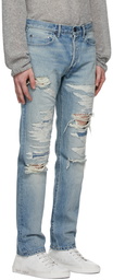 John Elliott Blue 'The Daze' Jeans