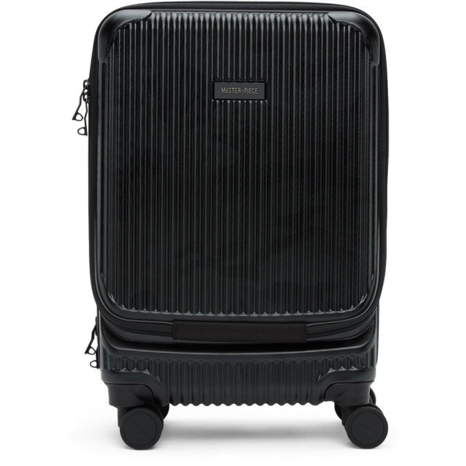 Photo: Master-Piece Co Black Trolley Carry-On Suitcase