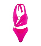 Louisa Ballou - Ring-detail cutout swimsuit