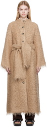 by Malene Birger Beige Enarian Coat