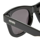 Kenzo Eyewear Women's AKA Sunglasses in Shiny Black/Smoke
