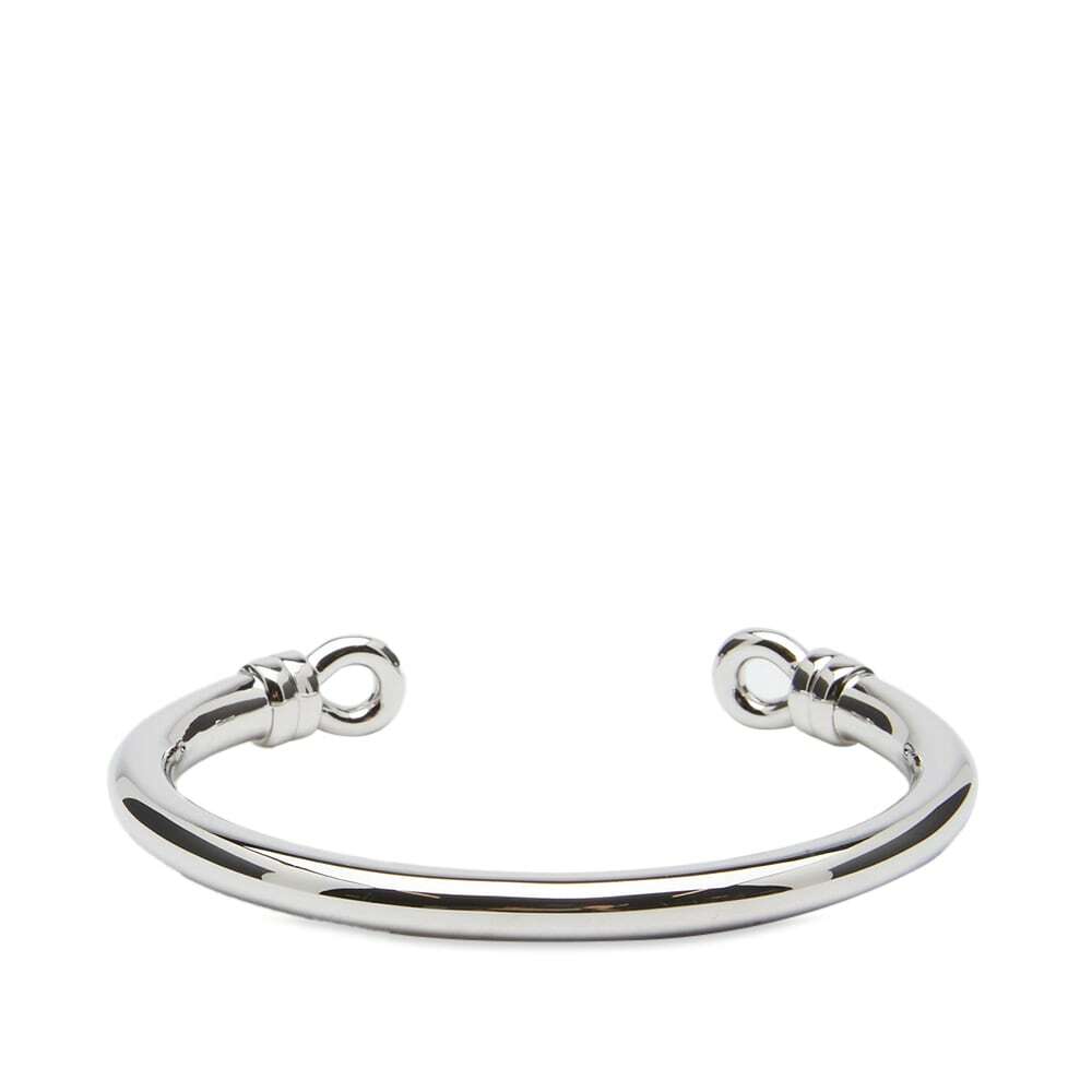 Saint Laurent Men's Knot Bracelet in Palladium Saint Laurent