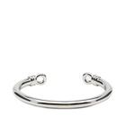 Saint Laurent Men's Knot Bracelet in Palladium