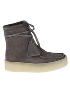CLARKS - Wallabee Cup Hi Suede Boots