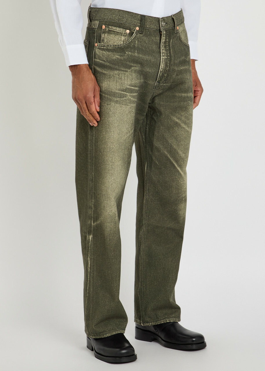 Our Legacy Third Cut Straight-leg Denim Jeans Black