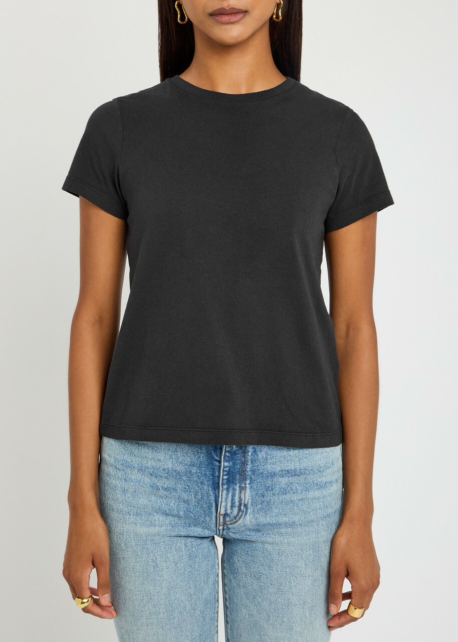 Khaite Samson Cotton T-shirt Black