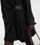 Loewe Draped cotton shirt dress