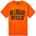 Billionaire Boys Club Men's Stencil Logo T-Shirt in Orange