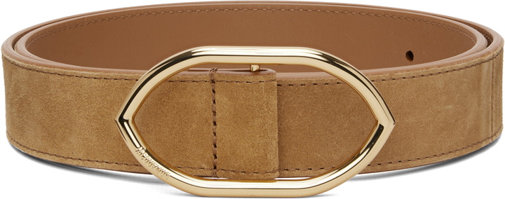Photo: JACQUEMUS Tan 'La Ceinture Calisson' Belt