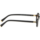 Miu Miu Eyewear Black Rectangular Sunglasses