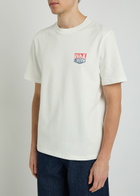 Wax London Dean Logo-print Cotton T-shirt White
