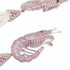 Shrimps Women's Shrimp Earrings in Fuchsia/Silver