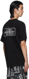 Neighborhood Black Bar & Shield T-Shirt