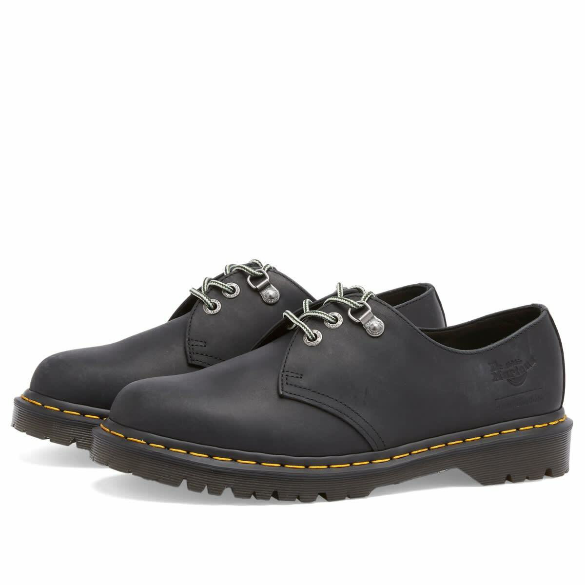 Dr. Martens Men's x Thisisneverthat 1461 Leather Shoe in Black Dr
