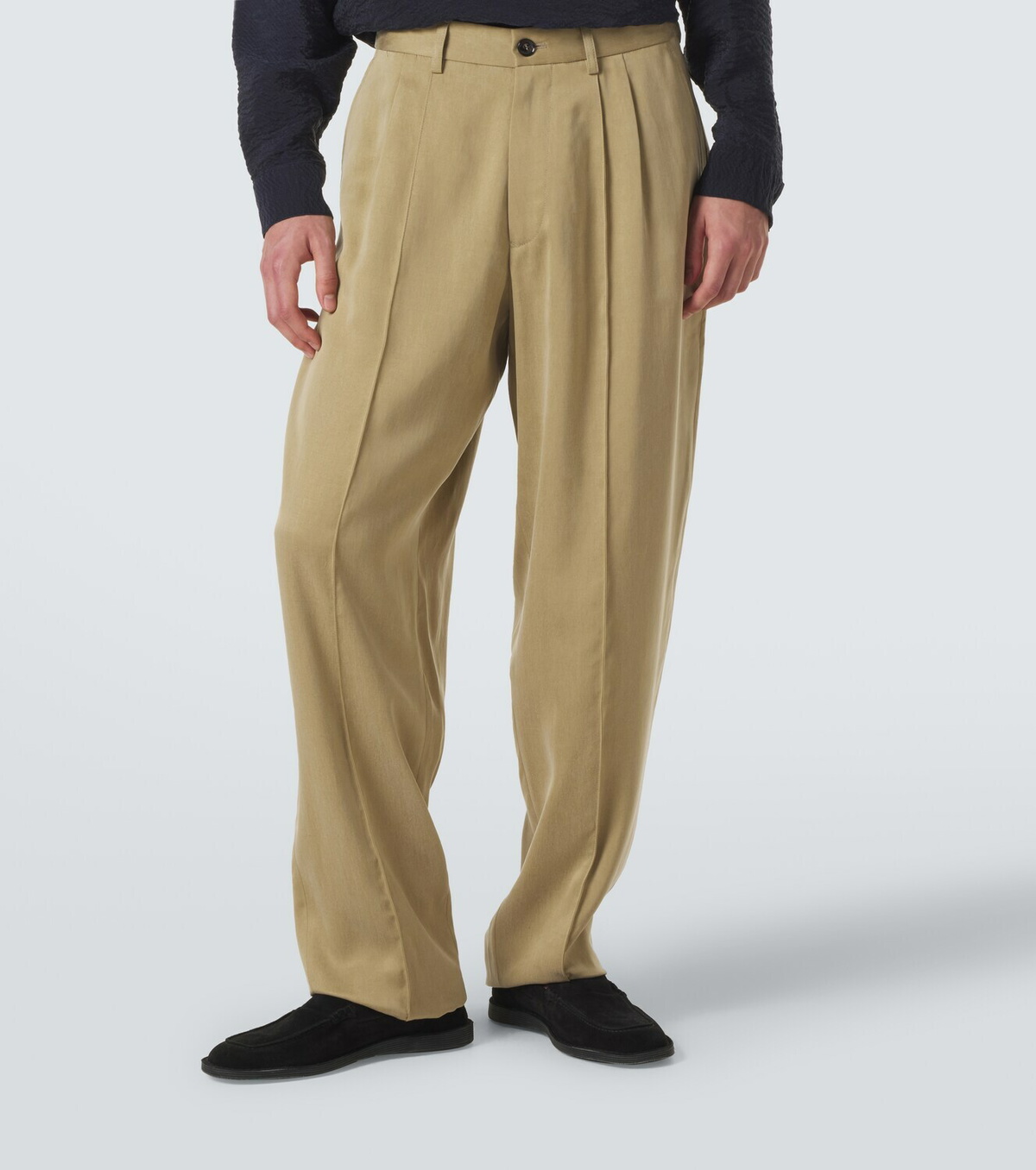 Giorgio Armani Pleated wide-leg pants