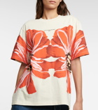 Stella McCartney - Floral cotton jersey T-shirt