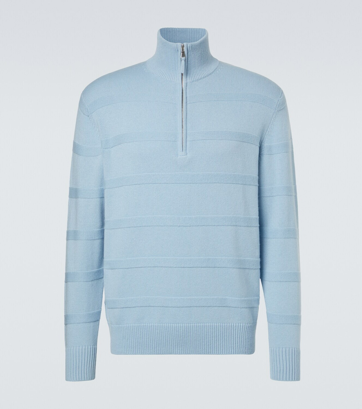 Allude Cotton and cashmere turtleneck sweater