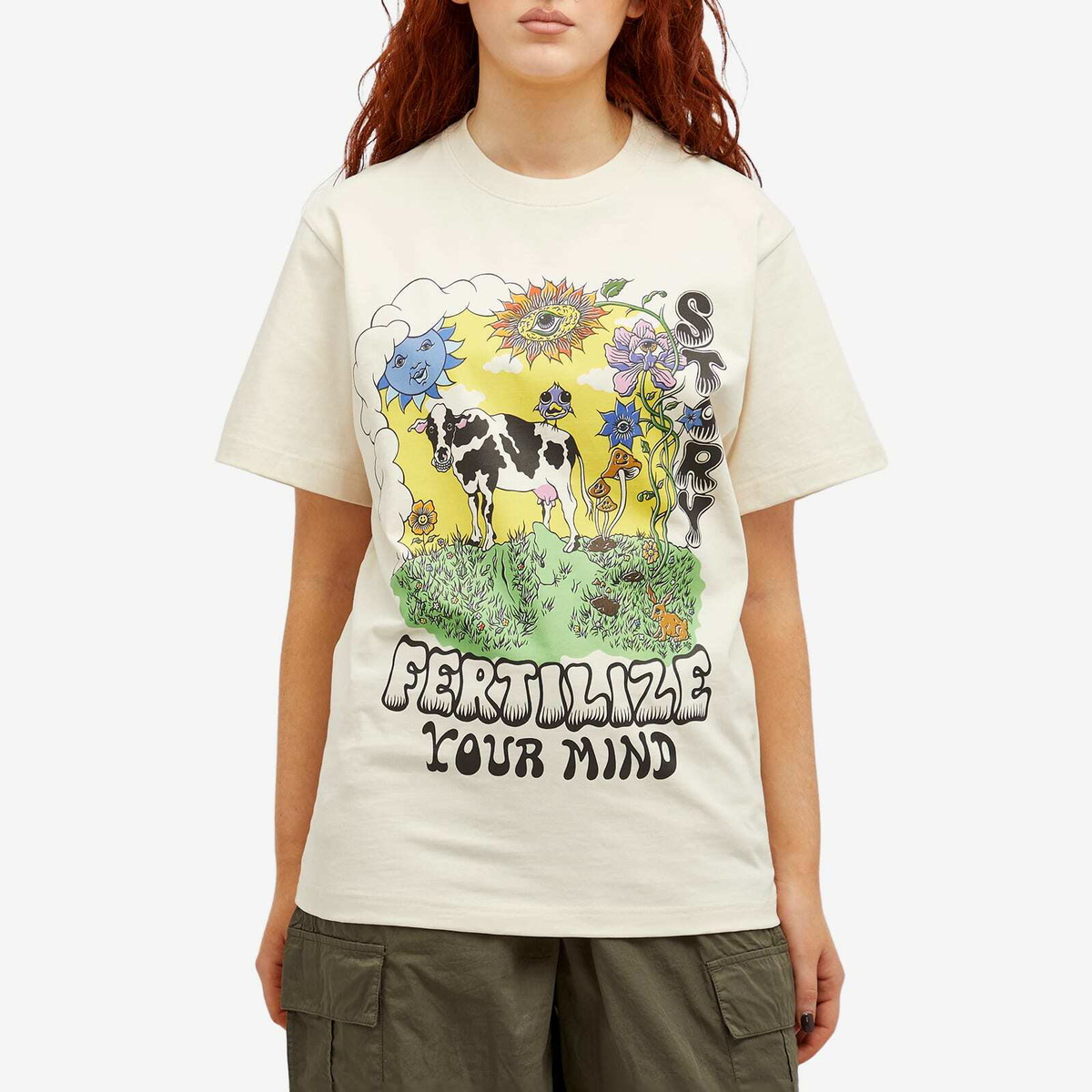 Story mfg. Women's Grateful T-Shirt Ss in Fertilize Your Mind