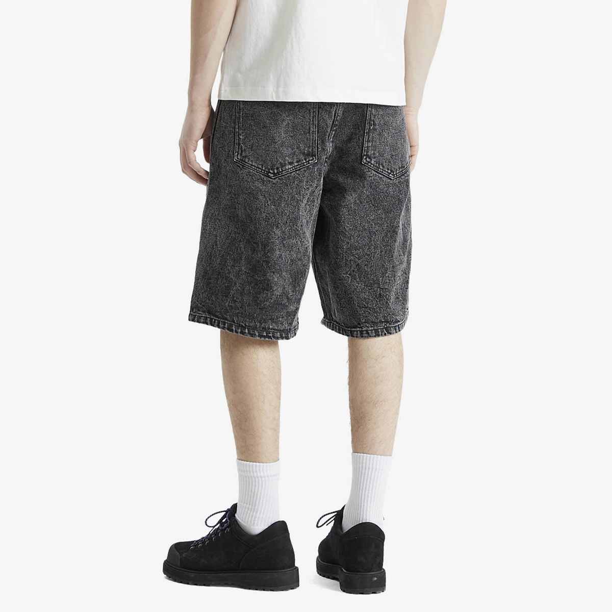 Heresy Men's Stearne Denim Shorts in Ash