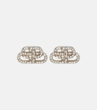 Balenciaga BB embellished earrings