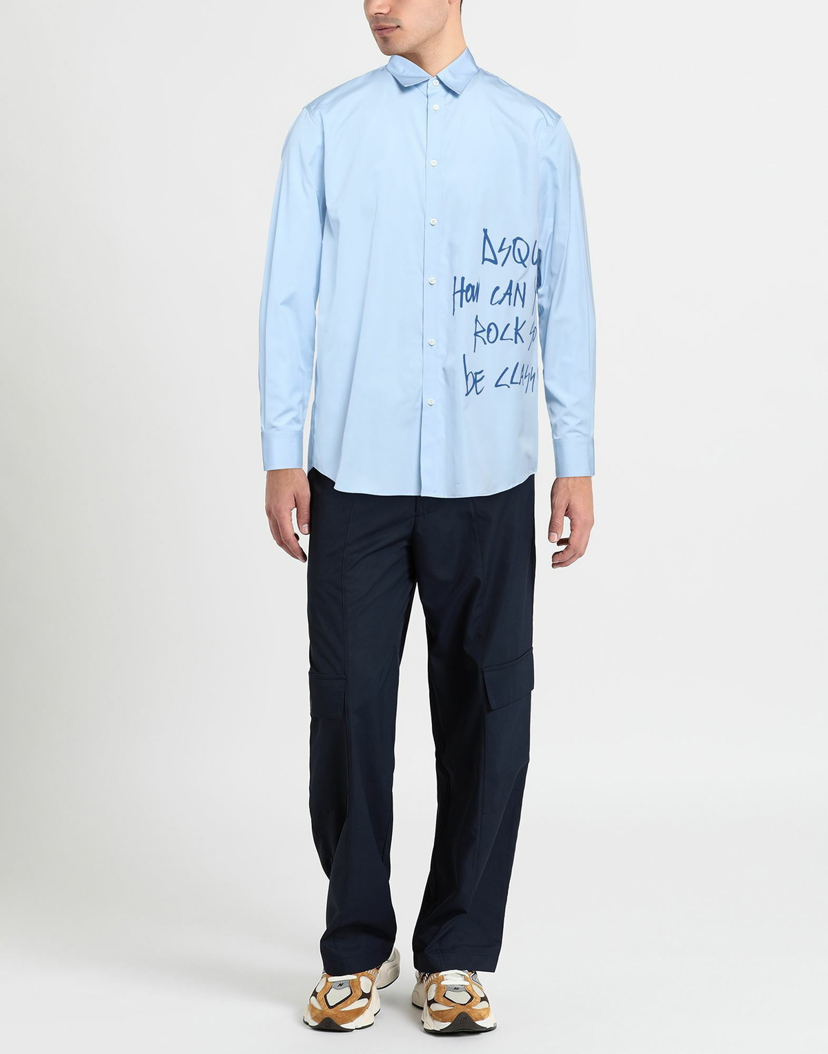 Dsquared2 Mens Shirt Sky in Blue