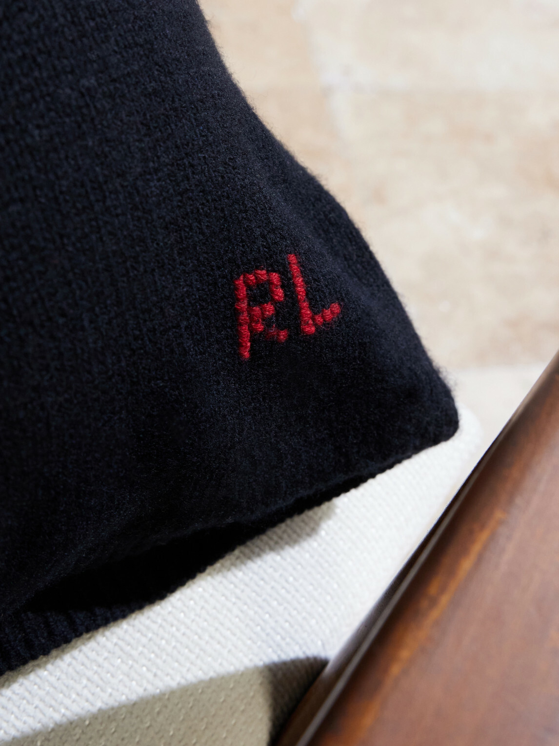 Ralph Lauren Home - Martini Bear Cashmere-Blend Cushion