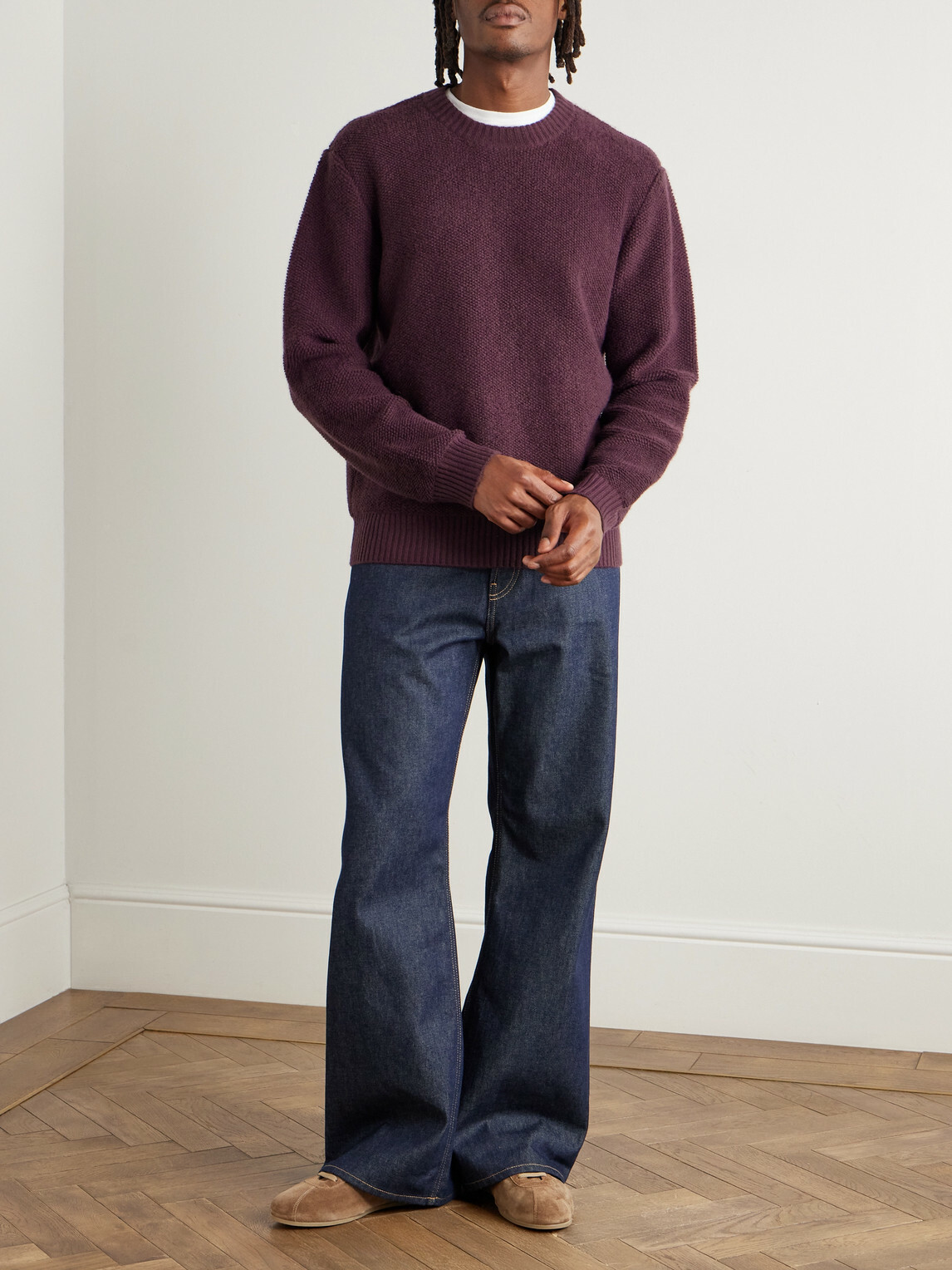 Mr P. - Cashmere Sweater - Purple