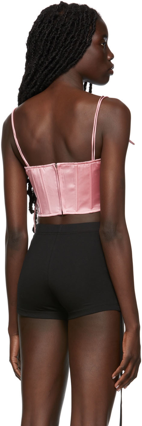 Satin Corset in Pink