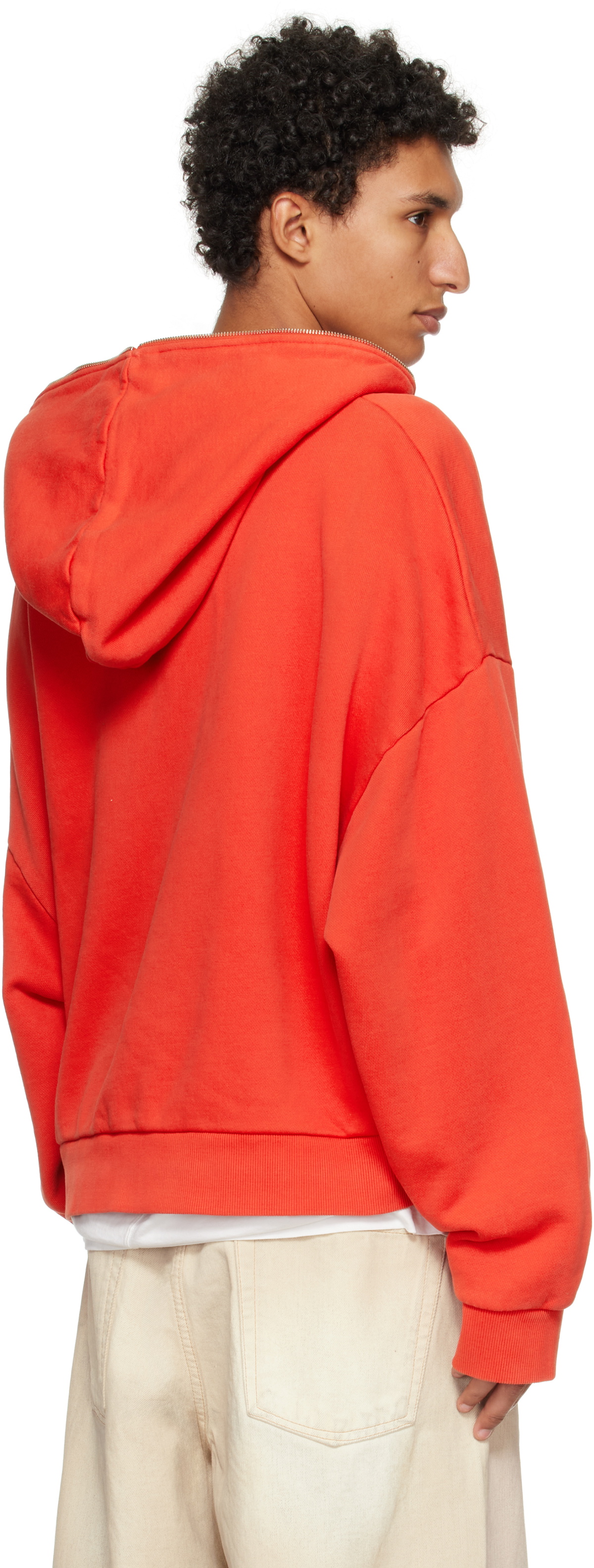 Entire Studios Red Eternal Zip Hoodie Entire Studios