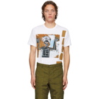 Comme des Garcons Shirt White Basquiat Edition Print T-Shirt