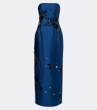 Simkhai Zirelle embellished bustier gown