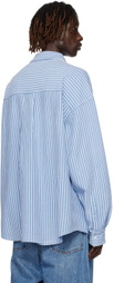 Alexander Wang Blue Button Down Shirt