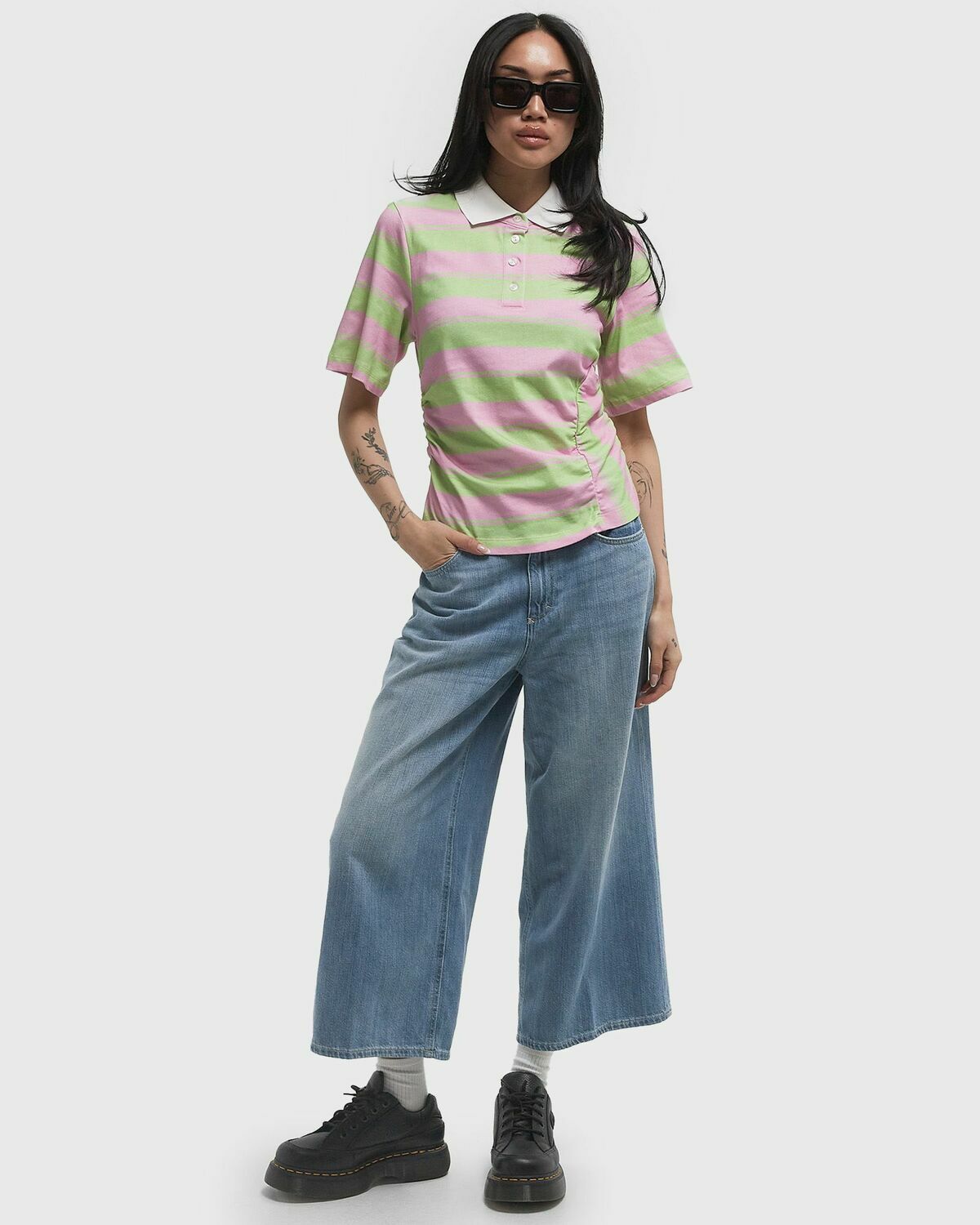 Baum und Pferdgarten JUDITE green/pink Womens Shirts & Blouse