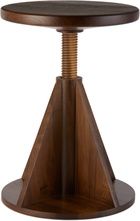 HEM Brown All Wood Rocket Stool