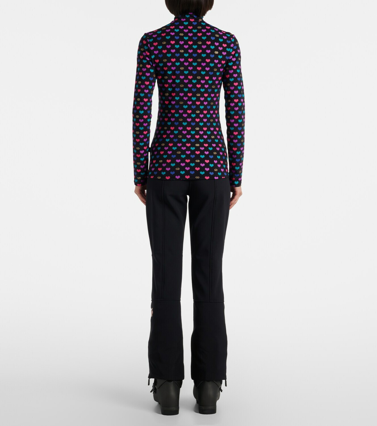Goldbergh Cuori printed ski top