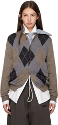 Magliano Brown Burraco Cardigan