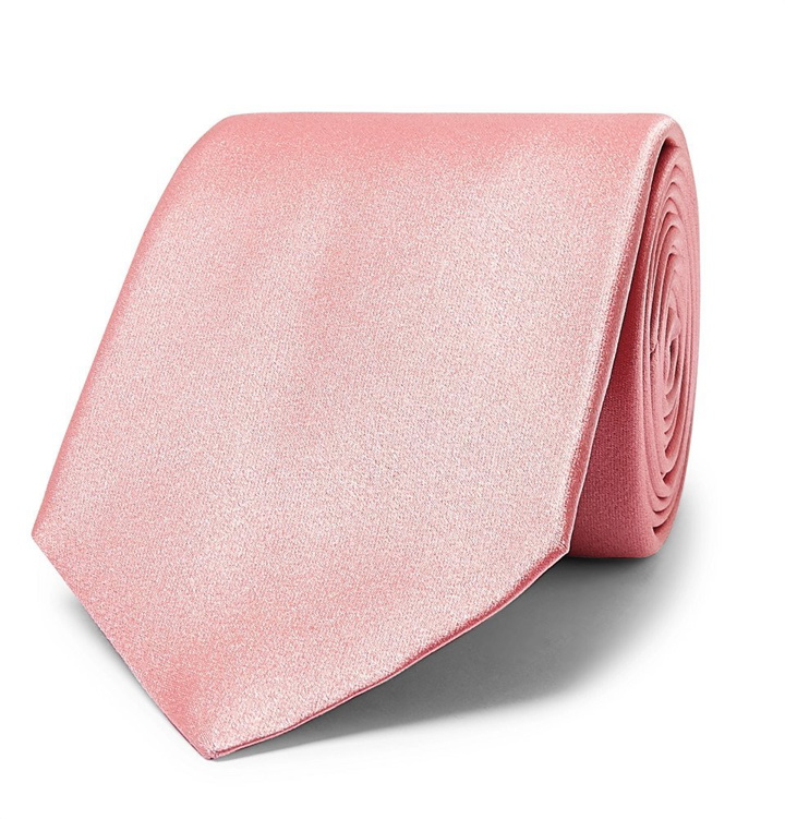 Photo: Canali - 8cm Silk Tie - Men - Pink