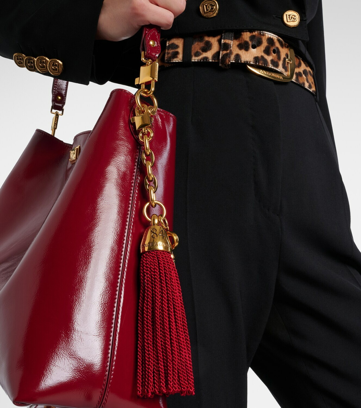 Dolce&Gabbana Fringed bag charm