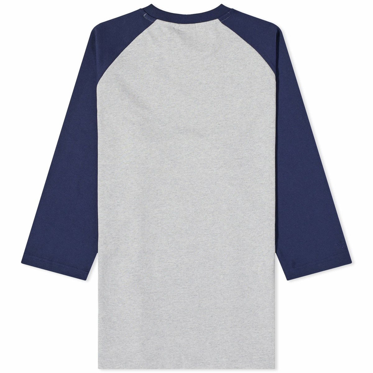 Puma x Noah Raglan Long Sleeve T-Shirt in Grey Blue