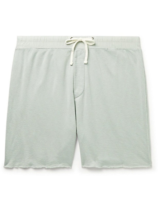 Photo: JAMES PERSE - Supima Cotton-Jersey Drawstring Shorts - Gray